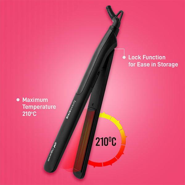 Ikonic Me Black beauty Hair Straightener Buy at Indicrest Image 5