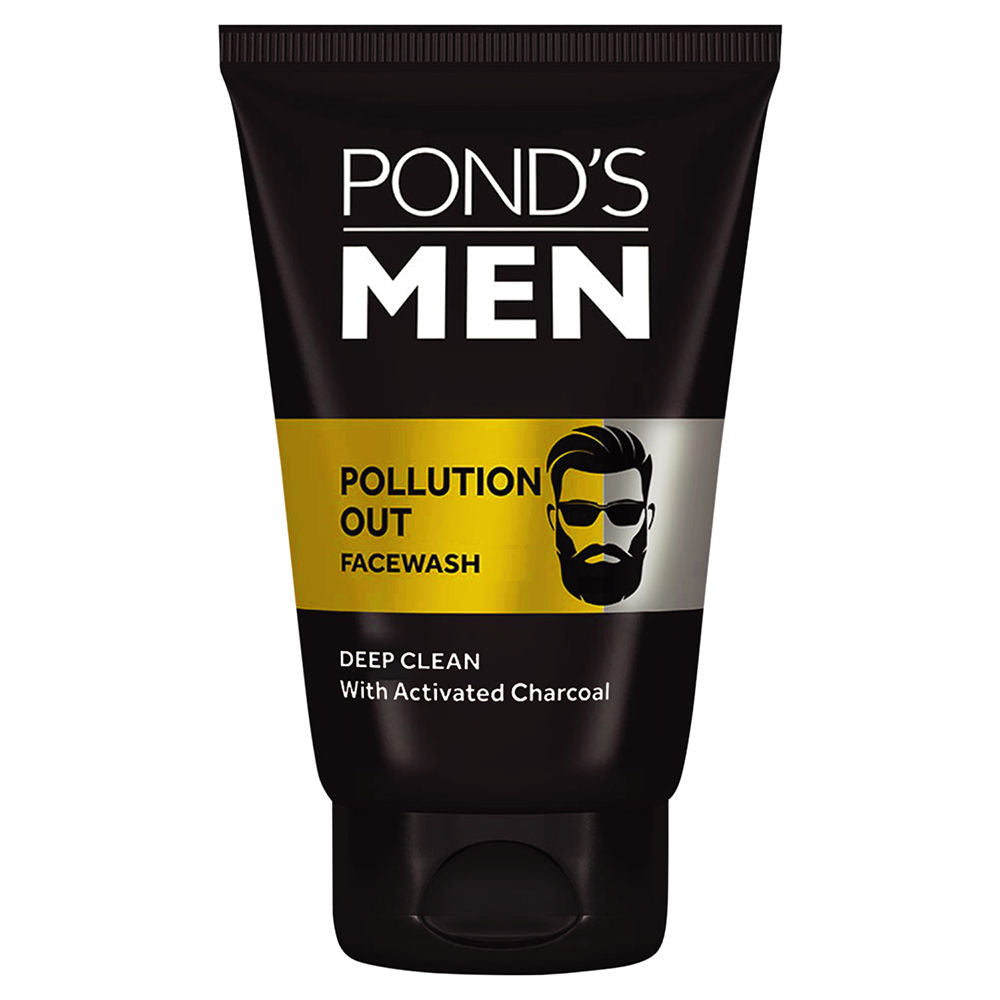 Pond’s Men Pollution Out Facewash Deep Cleanses With Activated Charcoal, 50g Buy at Indicrest Image 2