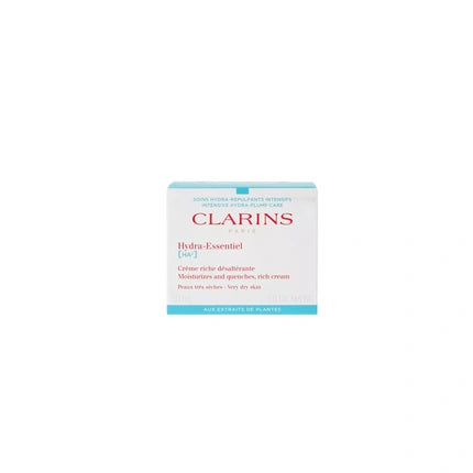 Clarins Hydra-Essentiel Rich Cream, 50ml – Hydrating Day Cream for Very Dry & Dehydrated Skin