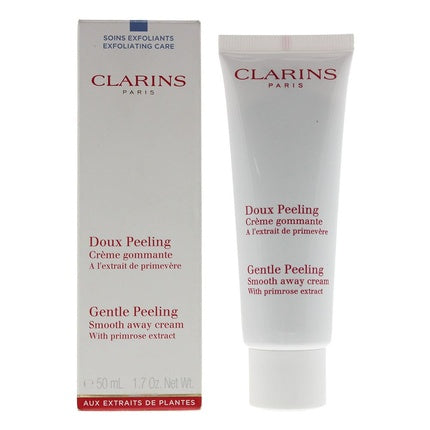 Clarins Gentle Peeling Smooth Away Cream, 50ml Gentle Facial Exfoliating Cream for Smooth & Radiant Skin