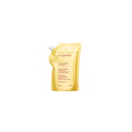 Clarins Hydrating Toning Lotion Doypack, 400ml for Normal to Dry Skin Alcohol-Free Facial Toner