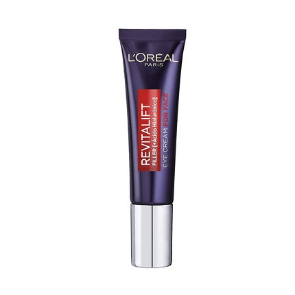 L'Oréal Paris Revitalift Filler Face & Eye Cream, 30ml Hydrating Anti-Ageing Moisturiser with Hyaluronic Acid