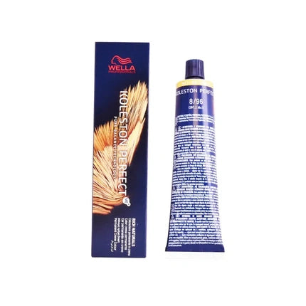 Wella Professionals Koleston Perfect Me+ 8/96 Rich Naturals Permanent Hair Color Cream, 60ml