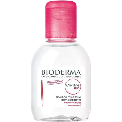 Bioderma Créaline H2O Ultra-Mild Non-Rinse Face & Eye Cleanser, 100ml – Gentle Micellar Cleansing Water for Sensitive Skin