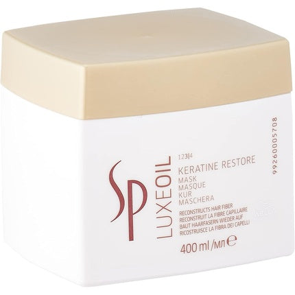 Wella SP Luxe Oil Keratin Restore Mask, 400ml – Deep Nourishing Hair Mask for Dry & Damaged Hair