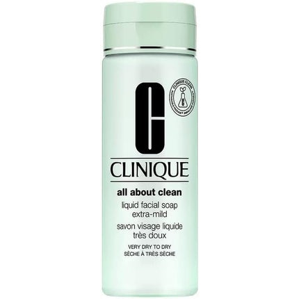 Clinique Liquid Facial Soap Extra Mild Cleanser for Dry to Very Dry Skin