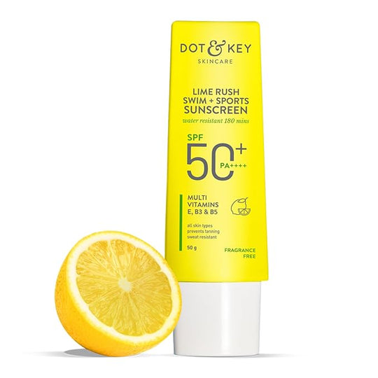 Dot & Key Swim + Sports Sunscreen SPF 50+ (Water Resistant) 50g Buy at Indicrest