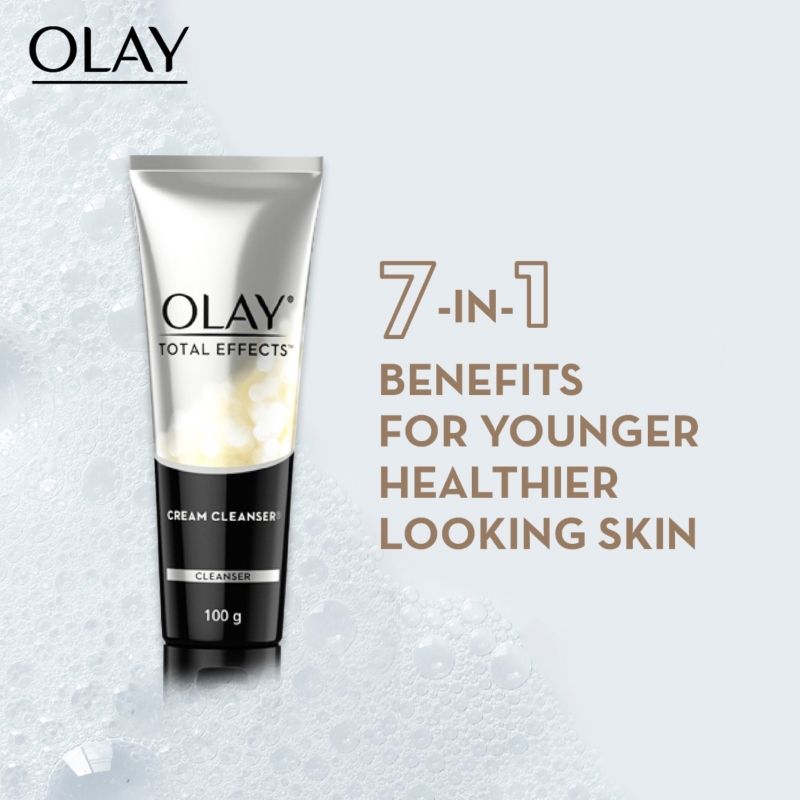 Olay Total Effects Foaming Cleanser & Face Wash, Fights 7 Signs of Ageing With Green Tea Extracts, 100g Buy at Indicrest Image 4