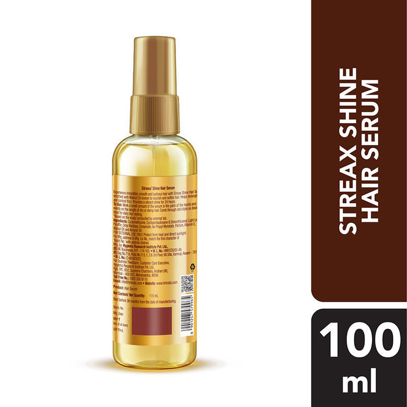 Streax Hair Serum With Walnut Oil For Dry & Frizzy Hair, 100ml Buy at Indicrest Image 8