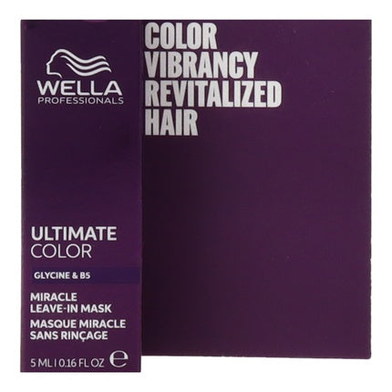 Wella Professionals Ultimate Color Leave-In Mask with Glycine & Vitamin B5, 5ml