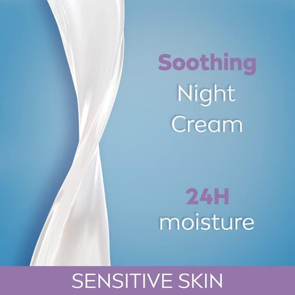 Nivea Sensitive Night Cream, 50ml Face Cream for Sensitive Skin