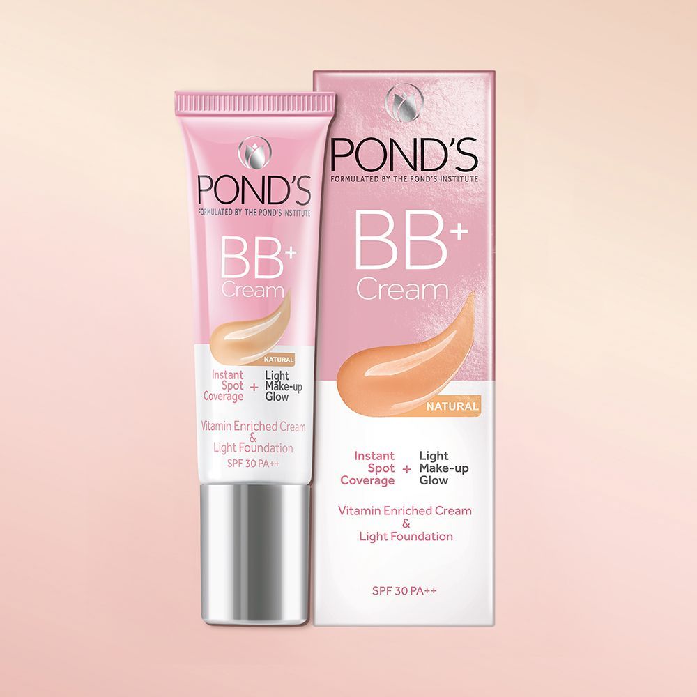 Pond’s Bb+ Cream Instant Spot Coverage + Light Make-up Glow Natural SPF 30 PA++ Natural, 9g Buy at Indicrest Image 8