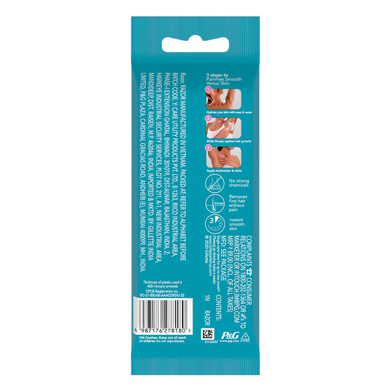Gillette Venus Simply 3 Blades Razor for Women Buy at Indicrest Image 4