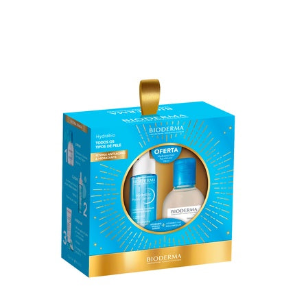 Bioderma Hydrabio Coffret Face Care Set - Hydrating Skincare Gift Set for Dehydrated & Sensitive Skin