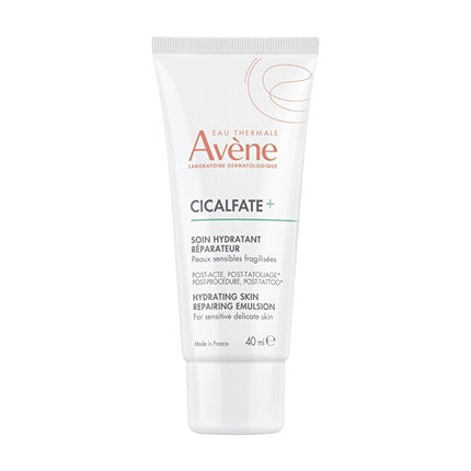 Avène Cicalfate Hydrating Skin Repairing Emulsion, 40ml Soothing Moisturiser for Sensitive Skin
