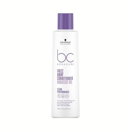 Schwarzkopf Professional BC Bonacure Frizz Away Conditioner for Unruly & Frizzy Hair, 200ml