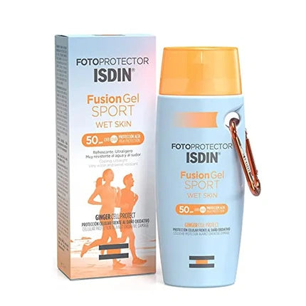 ISDIN Fotoprotector Fusion Gel SPF 50 Sunscreen, 100ml Lightweight Face & Body Sun Protection