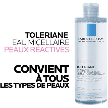La Roche-Posay Micellar Water Ultra for Reactive Skin, 400ml Pack of 2