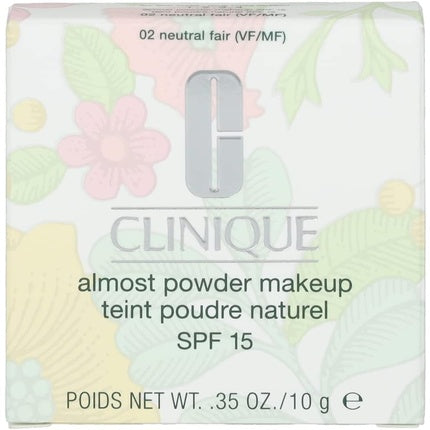 Clinique Almost Powder Makeup Broad Spectrum SPF 15 02 Neutral Fair, 10g (0.35 Oz) - Lightweight Powder Foundation