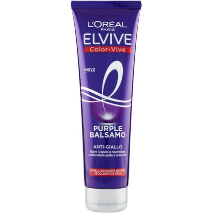 Purple Anti-Yellow Hair Conditioner, 150ml for Blonde, Silver & Grey Hair