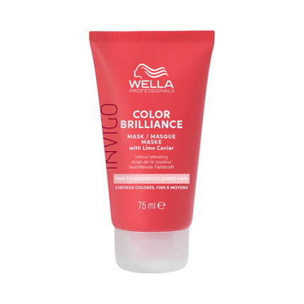 Wella Professionals Invigo Color Brilliance Mask for Fine & Normal Hair, 75ml Color Protection Hair Mask