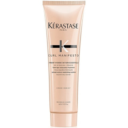 Kérastase Curl Manifesto Fondant Hydratation Essentielle Lightweight Moisturizing Conditioner, 250ml for Wavy, Curly & Coily Hair