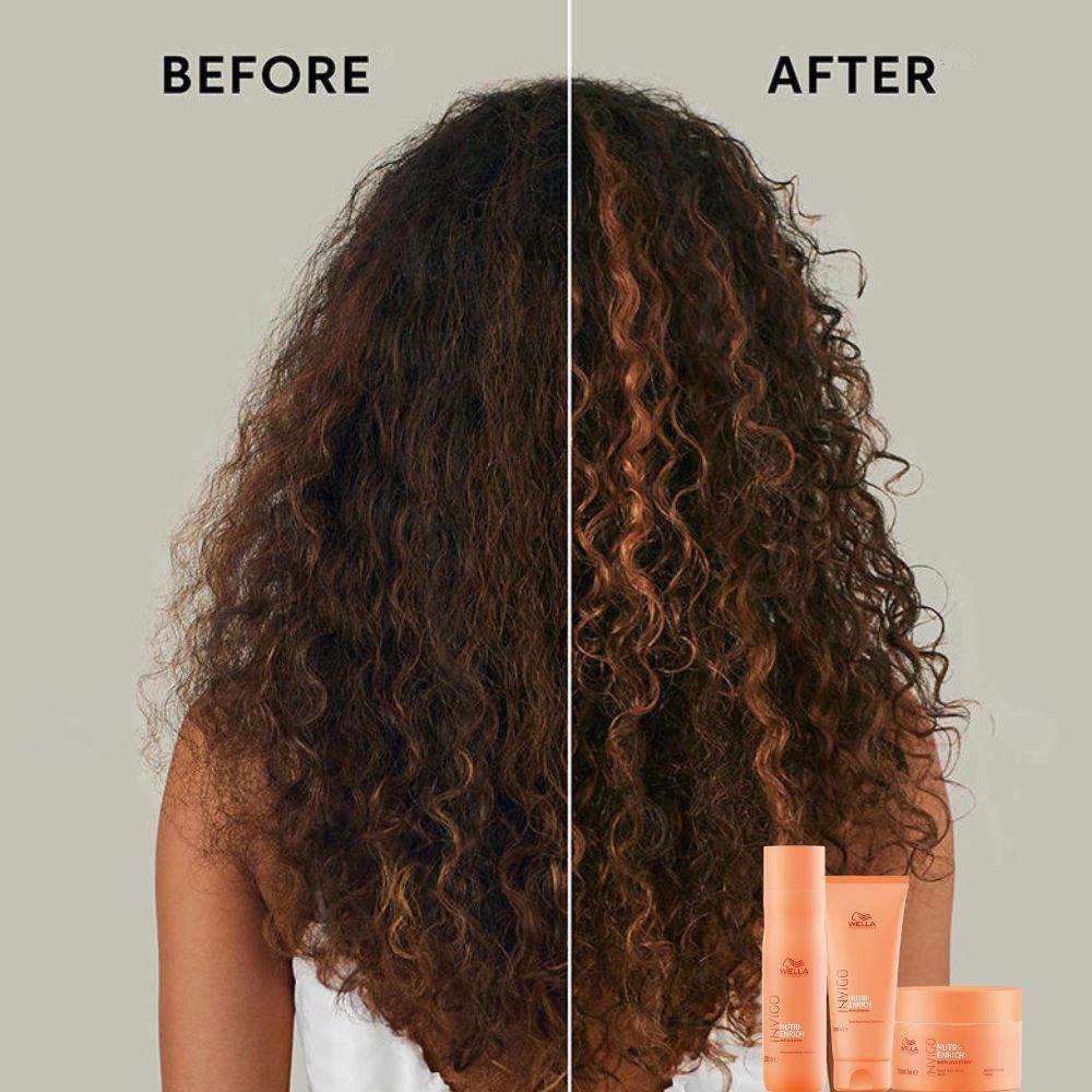Wella Professionals Invigo Nutri Enrich Hair Mask For Dry, Frizzy & Damaged Hair With Goji Berry, 150ml Buy at Indicrest Image 4