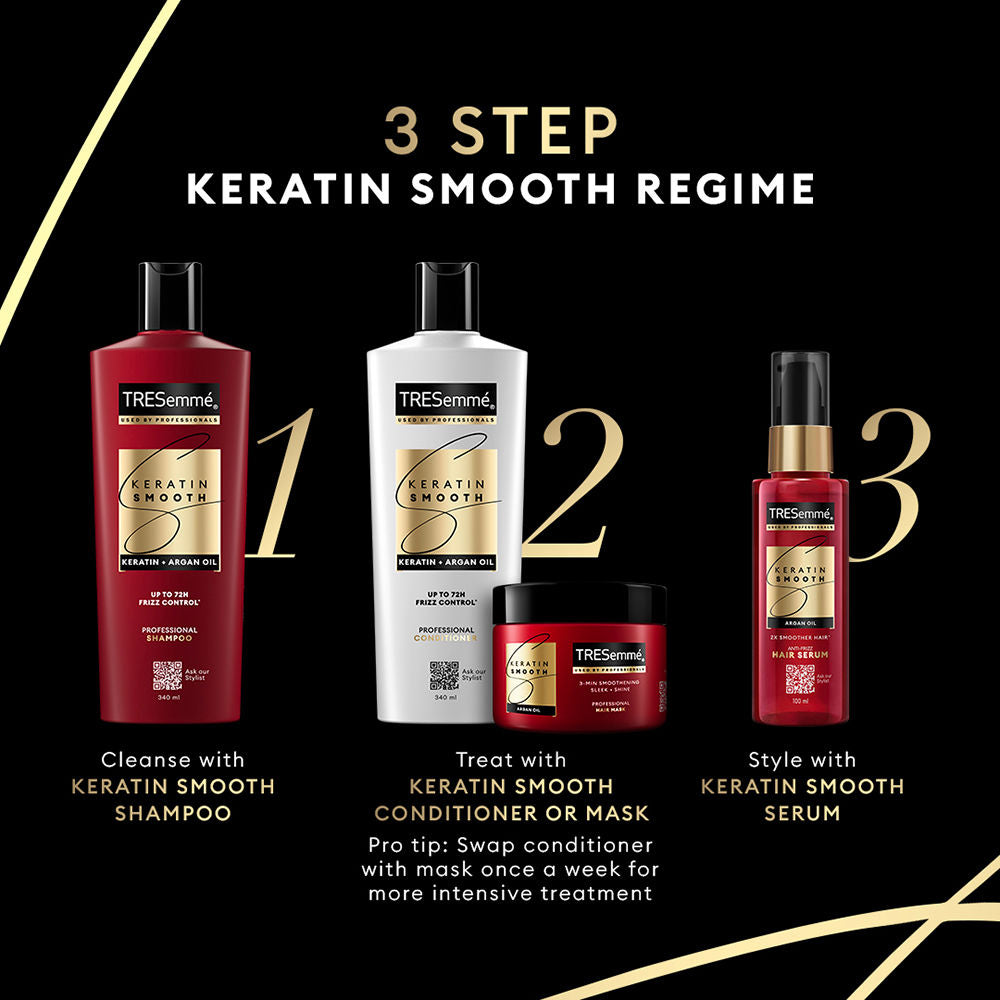 TRESemme Keratin Smooth With Argan Oil Shampoo, 580ml Buy at Indicrest Image 8