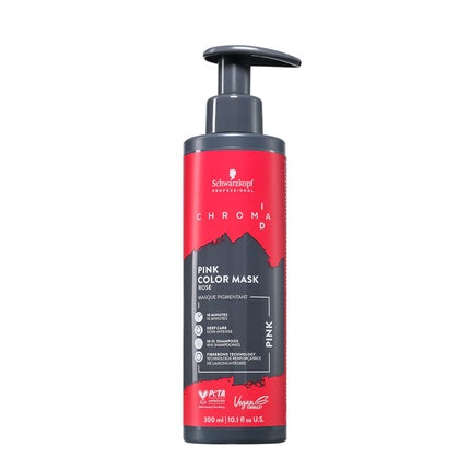 Schwarzkopf Professional Chroma ID Pink Semi-Permanent Color Mask, 300ml Bonding Hair Color Treatment