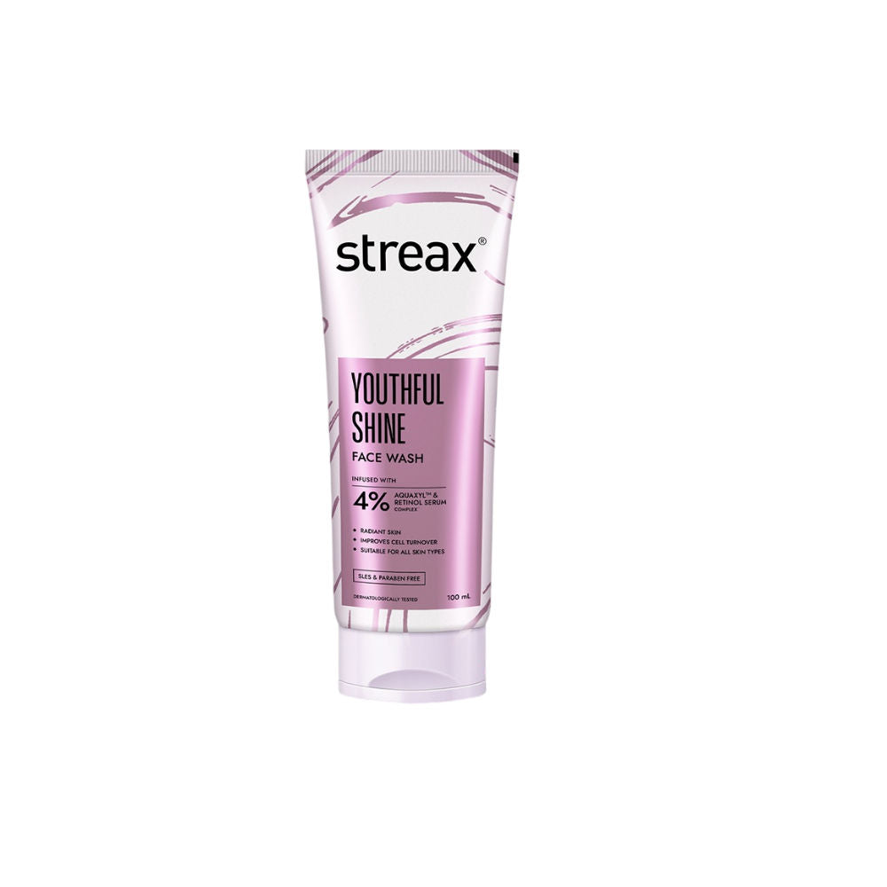 Streax Skin Youthful Shine Face Wash Cleanser For Reduction In Fine Lines & Wrinkles, 100ml Buy at Indicrest Image 9