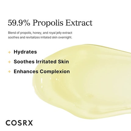 COSRX Ultimate Moisturizing Propolis Extract Honey Overnight Mask, 60ml Ver 1.0 Hydrating Sleeping Face Mask