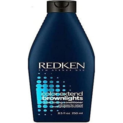 Redken Color Extend Brownlights Blue Toning Conditioner for Brunette Hair, 1000ml