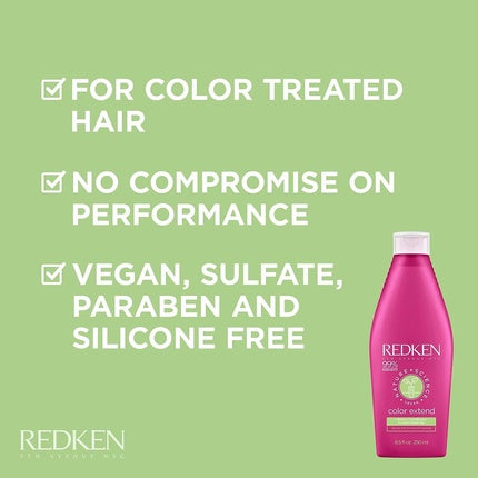 Redken Nature + Science Color Extend Vegan Conditioner with Ginseng for Color-Treated Hair, 250ml