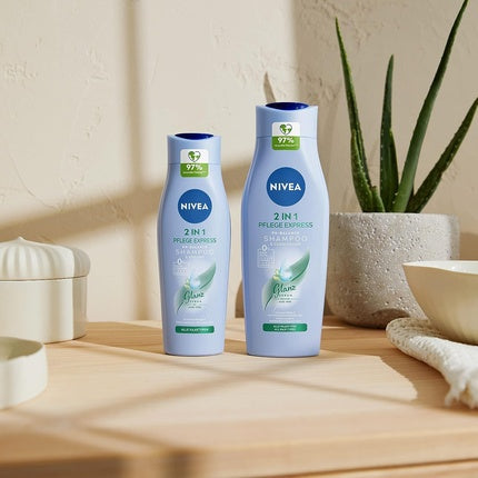 Nivea 2-in-1 Care Express pH Balance Shampoo + Conditioner with Aloe Vera, 400ml