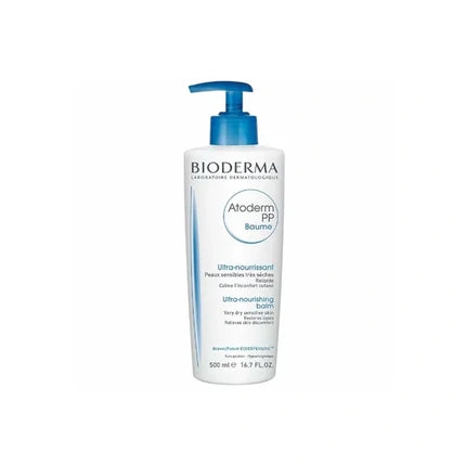 Bioderma Atoderm PP Baume Ultra-Nourishing Balm, 500ml - Moisturizing Body Balm for Dry to Very Dry Sensitive Skin