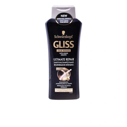 Schwarzkopf Gliss Ultimate Repair Shampoo, 400ml for Damaged & Dry Hair