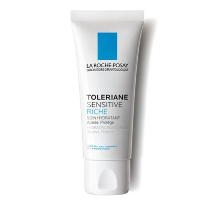 La Roche-Posay Toleriane Sensitive Rich Cream, 40ml – Nourishing Moisturising Face Cream for Dry & Sensitive Skin
