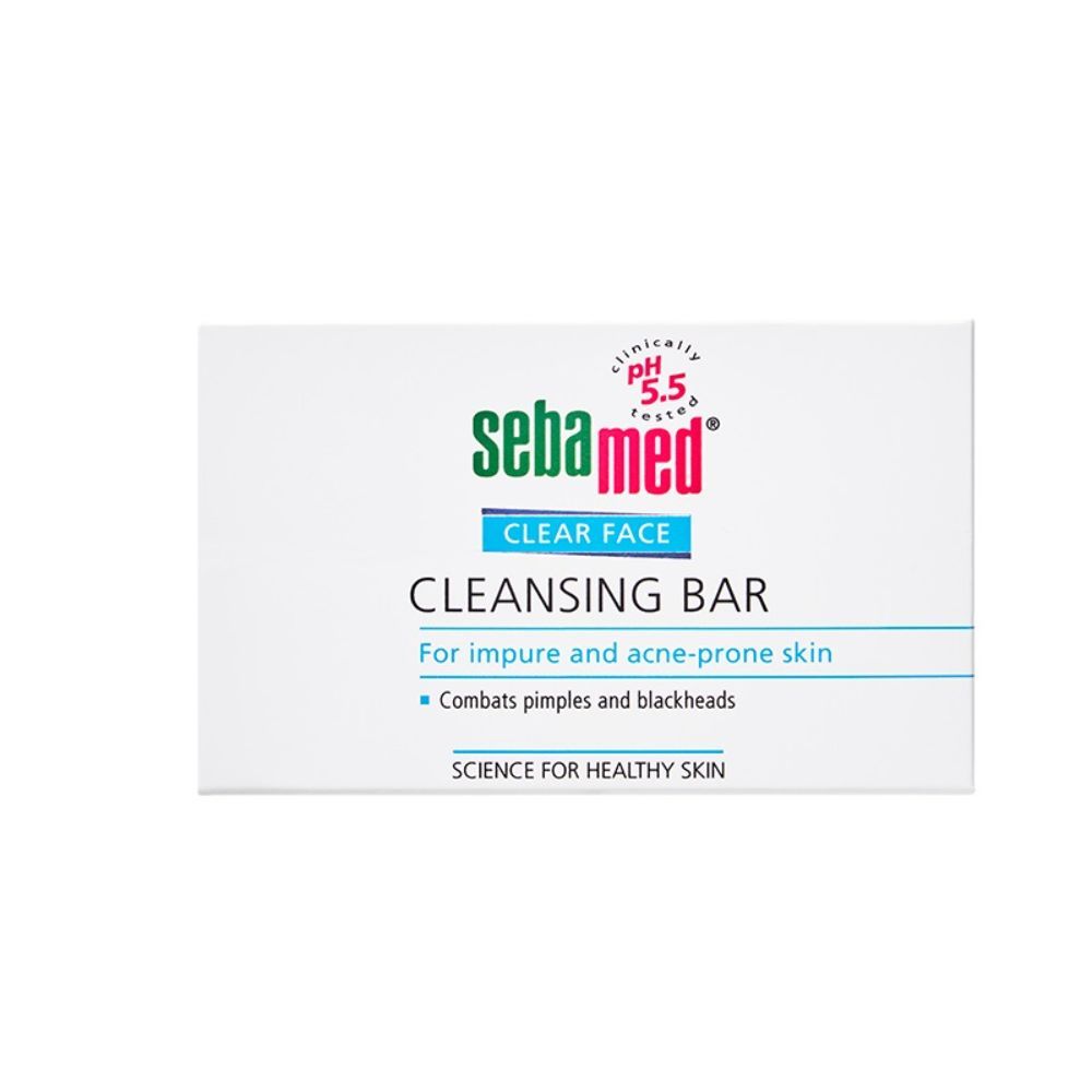 Sebamed Clear Face Cleansing Bar, PH 5.5, Reduces Pimples & Blackheads, Vitamin E, 100g Buy at Indicrest Image 8
