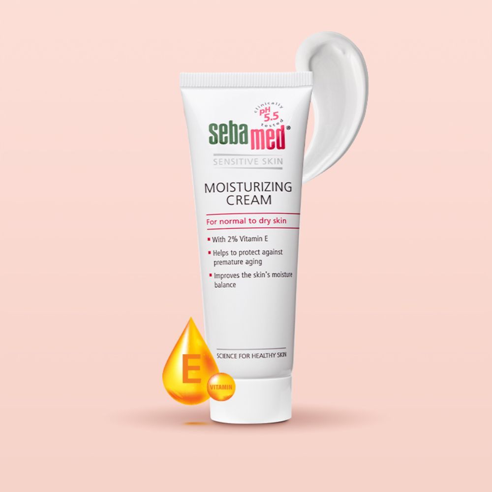 Sebamed Moisturizing Cream, PH 5.5, Normal To Dry Skin, With 2% Vitamin E, Prevents Premature Aging, 50ml Buy at Indicrest Image 3