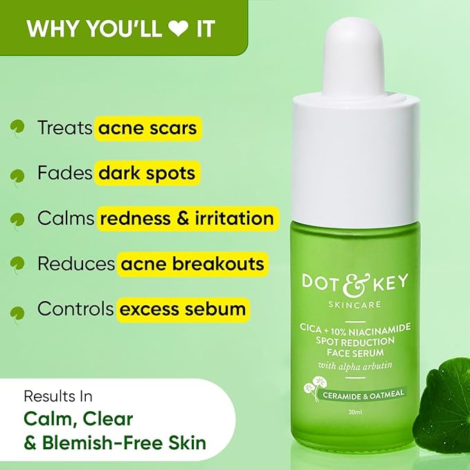 Dot & Key Cica + 10% Niacinamide Face Serum for Oily Skin, 20ml Buy at Indicrest Image 7