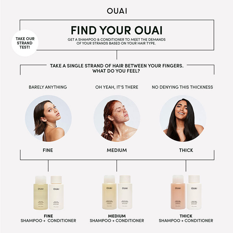 OUAI Thick Hair Shampoo, 300ml