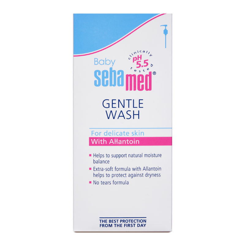 Sebamed Baby Gentle Wash, PH 5.5, With Allantoin, No Tears Formula, Clinically Tested, 400ml Buy at Indicrest Image 2