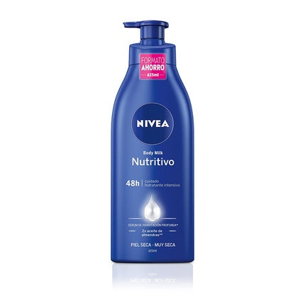 Nivea Nutritive Body Milk 48H Deep Moisture Body Lotion with Almond Oil, 625ml