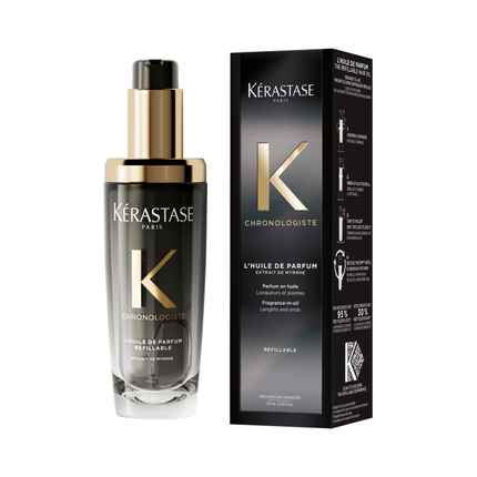 Kérastase Chronologiste L'Huile de Parfum Perfumed Hair Oil, 75ml | Luxury Nourishing Hair Oil for Shine & Softness