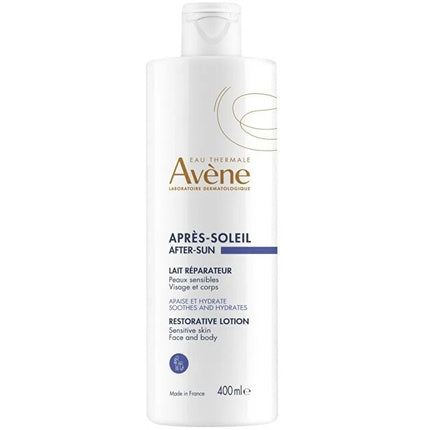 Avène After Sun Repair Lotion, 400ml Restorative After Sun Lotion for Face & Body