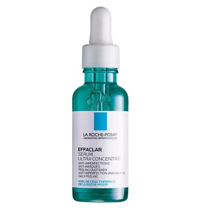 La Roche-Posay Effaclar Ultra Concentrated Face Serum, 30ml – Exfoliating Anti-Blemish Serum for Oily & Acne-Prone Skin