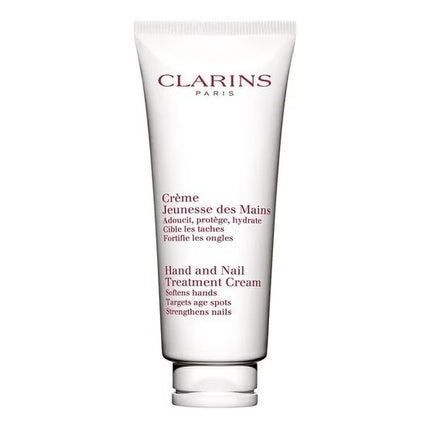 Clarins Hand and Nail Treatment Cream, 100ml – Moisturising Hand Cream for Soft Hands & Healthy-Looking Nails