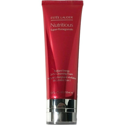 Estée Lauder Nutritious Super-Pomegranate Radiant Energy 2-in-1 Cleansing Foam, 125ml - Refreshing Face Cleanser