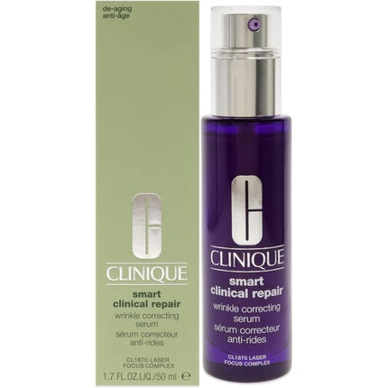 Clinique Smart Clinical Repair™ Wrinkle Correcting Serum, 50ml (1.7 oz) Anti-Wrinkle Face Serum for All Skin Types
