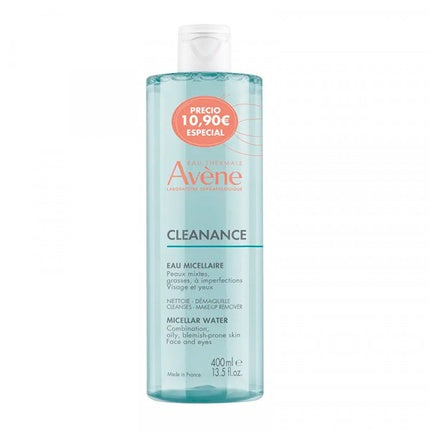 Avène Micellar Water, 400ml – Gentle Micellar Cleansing Water & Makeup Remover for Sensitive Skin